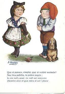 POSTAL A3020: Ilustracion por J. Ibañez