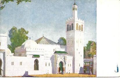 POSTAL A3007: Pabellon de Marruecos en la Exposicion de Sevilla de 1929