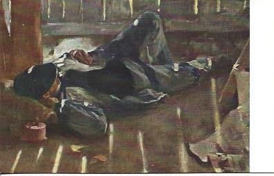POSTAL A3042: La siesta, por Lopez Mezquita