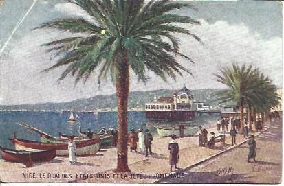 POSTAL A2999: Niza, paseo maritimo