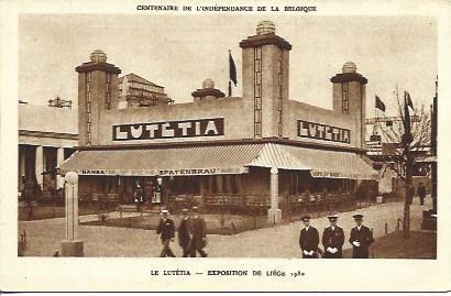 POSTAL A2956: Le Lutetia de la Exposicion de Liege