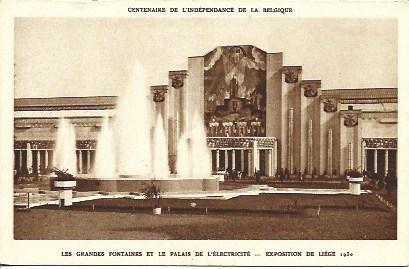 POSTAL A2955: Fuentes de la Exposicion de Liege
