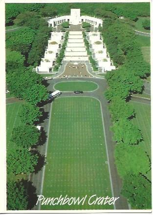 POSTAL A2941: The National Memorial Cementiry. Hawai