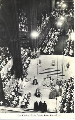 POSTAL A2965: Coronacion de Isabel II de Inglaterra