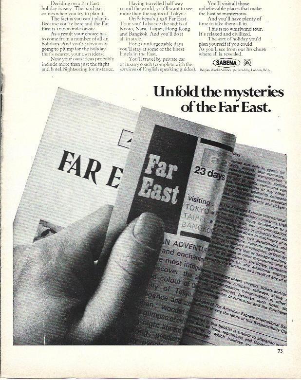 LAMINA 34713: Publicidad de Far East