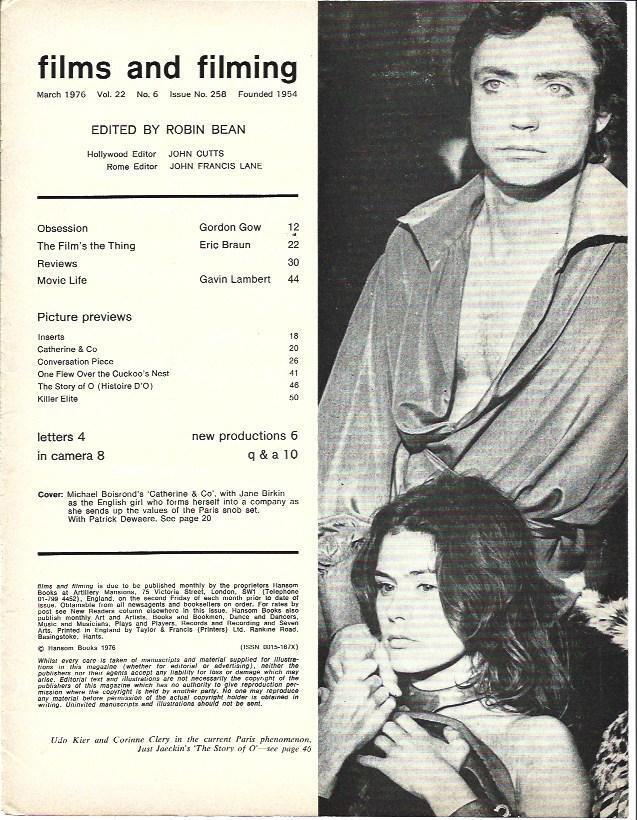 LAMINA 34666: Udo Kier y Corinne Clery en Historia de O