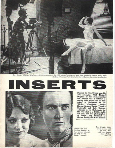 LAMINA 34670: Jessica Harper y Stephen Davies en Inserts