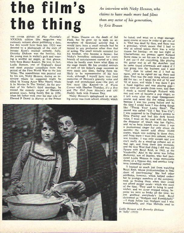 LAMINA 34674: Leslie Henson y Dorothy Dickson en Sally