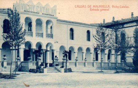 POSTAL PV03674: Entrada general Vichy Catalan, Caldas de Malavella