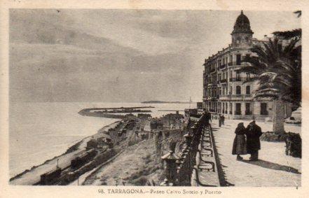 POSTAL PV03667: Paseo Calvo Sotelo y Puerto de Tarragona