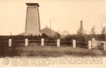 POSTAL PV03663: Monument des Hanovriens, Waterloo