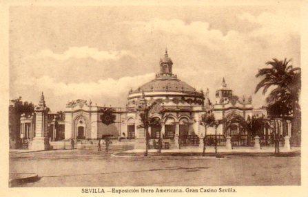 POSTAL PV03705: Sevilla. Exposicion Ibero Americana, Gran Casino Sevilla