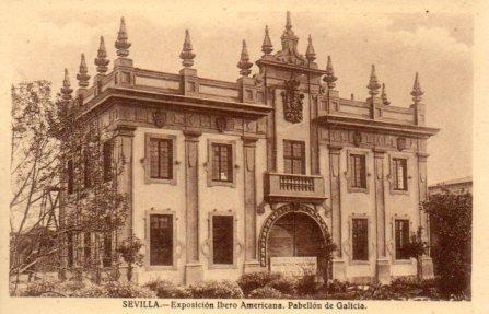 POSTAL PV03704: Sevilla. Exposicion Ibero Americana Pabellon de Galicia