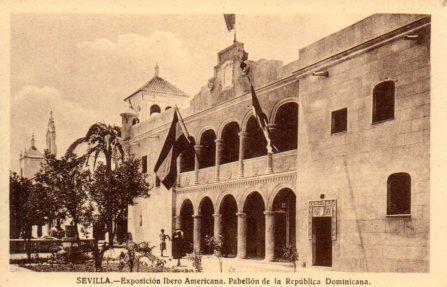 POSTAL PV03699: Sevilla. Exposicion Ibero Americana Pabellon de la Republica Dominicana