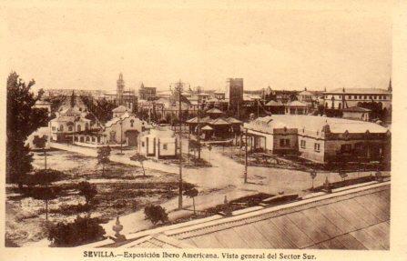 POSTAL PV03697: Sevilla. Exposicion Ibero Americana, vista general del Sector Sur