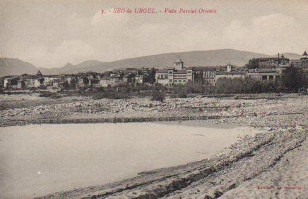 POSTAL PV03632: Seo de Urgell vista parcial Oriente