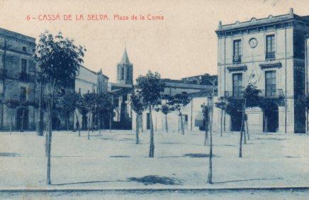 POSTAL PV03644: Plaza de la Coma en Cassa de la Selva