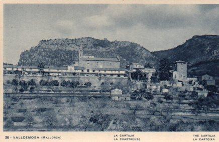 POSTAL PV03638: Vista de La Cartuja de Valldemosa