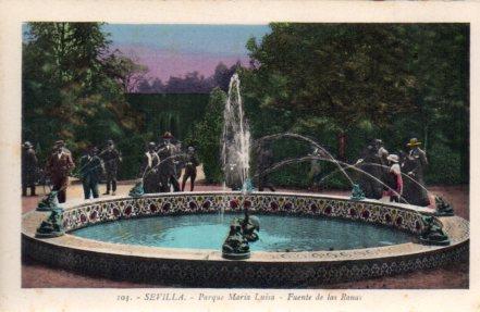 POSTAL PV03780: Sevilla. Parque Maria Luisa, Fuente de las Ranas