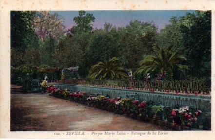POSTAL PV03779: Sevilla. Parque Maria Luisa, estanque de los Lirios