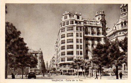 POSTAL PV03769: Calle de la Paz en Valencia