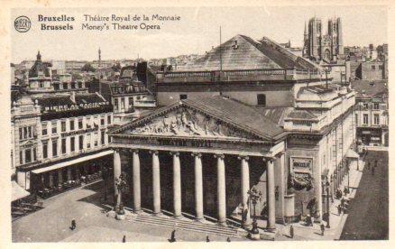 POSTAL PV03807: Bruxelles, Theatre Royal de la Monnaie