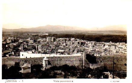 POSTAL PV03805: Vista panoramica de Gerona