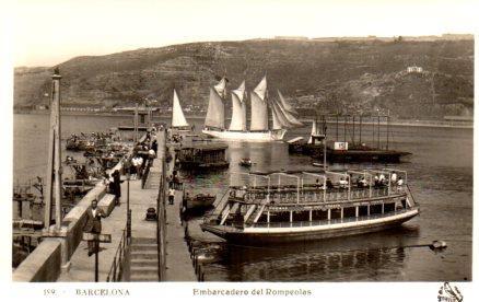 POSTAL PV03803: Embarcadero del Rompeolas de Barcelona