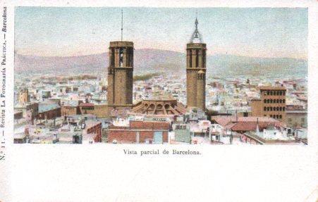 POSTAL PV03801: Vista parcial de Barcelona