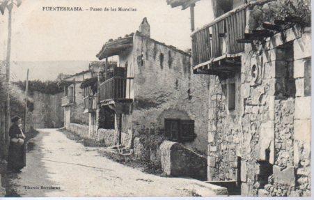 POSTAL PV03799: Paseo de las Murallas en Fuenterrabia