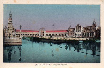 POSTAL PV03789: Sevilla. Vista Plaza de España