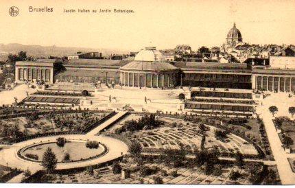 POSTAL PV03731: Bruxelles, Jardin Italien au Jardin Botanique