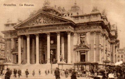 POSTAL PV03724: Bruxelles La Bourse