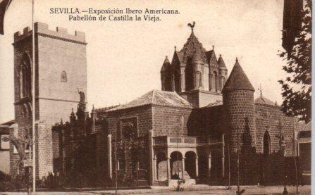 POSTAL PV03715: Exposicion Ibero Americana en Sevilla Pabellon de Castilla la Vieja