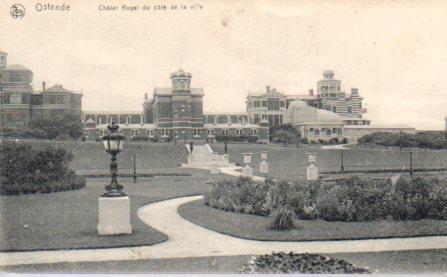 POSTAL PV03713: Ostende, Chalet Royal du cote de la ville