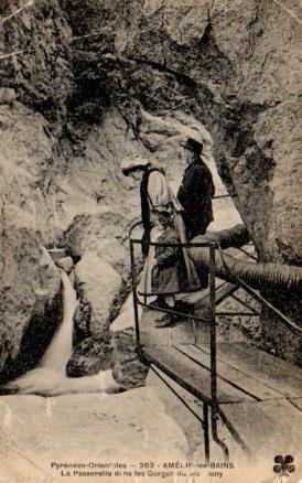 POSTAL PV03737: Amelie-les-Bains, La Passerelle dans les Gorges