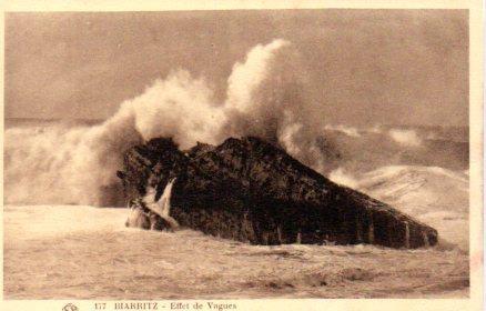 POSTAL PV03750: Biarritz, Effect de Vaques