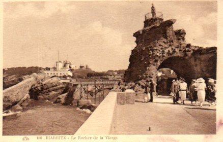 POSTAL PV03746: Le Rocher de la Vierge du Biarritz
