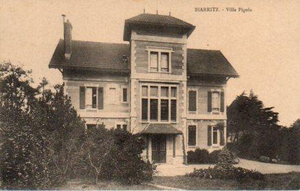 POSTAL PV03744: Biarritz Villa Pigola