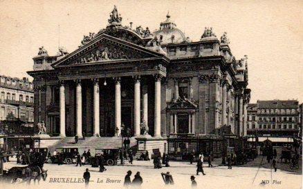 POSTAL PV03739: Bruxelles, La Bourse