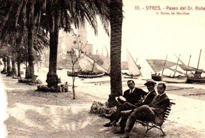 POSTAL PV03476: Paseo del Doctor Robert en Sitges