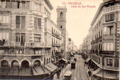 POSTAL PV03463: Calle de San Vicente, Valencia