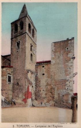 POSTAL PV03461: Campanar de l'Esglesia de Tordera