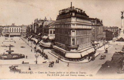 POSTAL PV03503: Cours du Trente-Juillet et les Alleers de Tourny, Bordeaux
