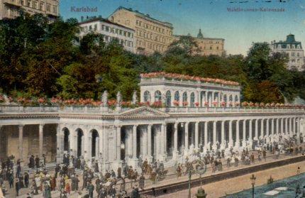 POSTAL PV03488: Muhlbrunnen Kolonnade, Karisbad