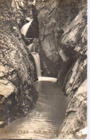 POSTAL PV03415: Salt de la Dona d'aigua, Arbucies