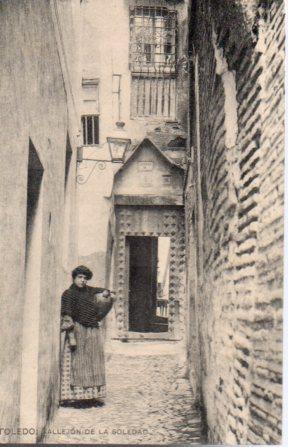 POSTAL PV03414: Callejon de la Soledad en Toledo