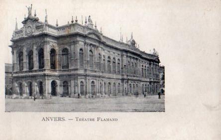 POSTAL PV03454: Theatre Flamand, Anvers