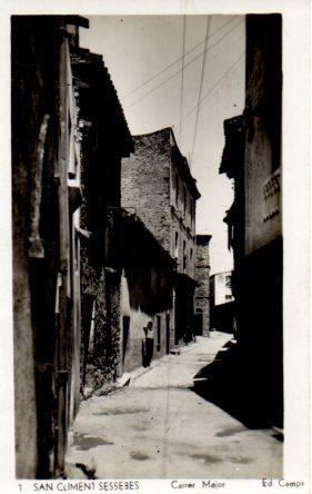 POSTAL PV03450: Carrer Major, San Climent Sessebes