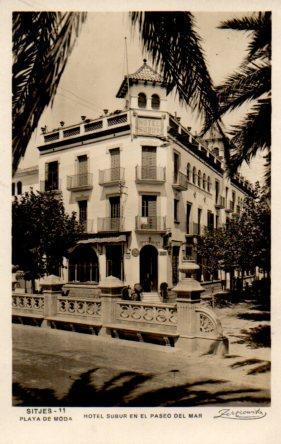 POSTAL PV03447: Hotel Subur en Sitges